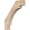 Ekena Millwork 3 1/2"W x 20"D x 24"H Merced Smooth Knee Brace, Douglas Fir BRC04X20X24MRC00SDF - alternate 1